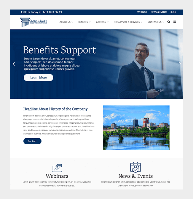 Benefits Website